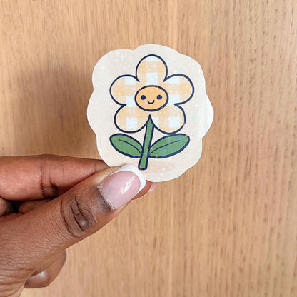 Smiley Flower Sticker - Coquette Cloud Co