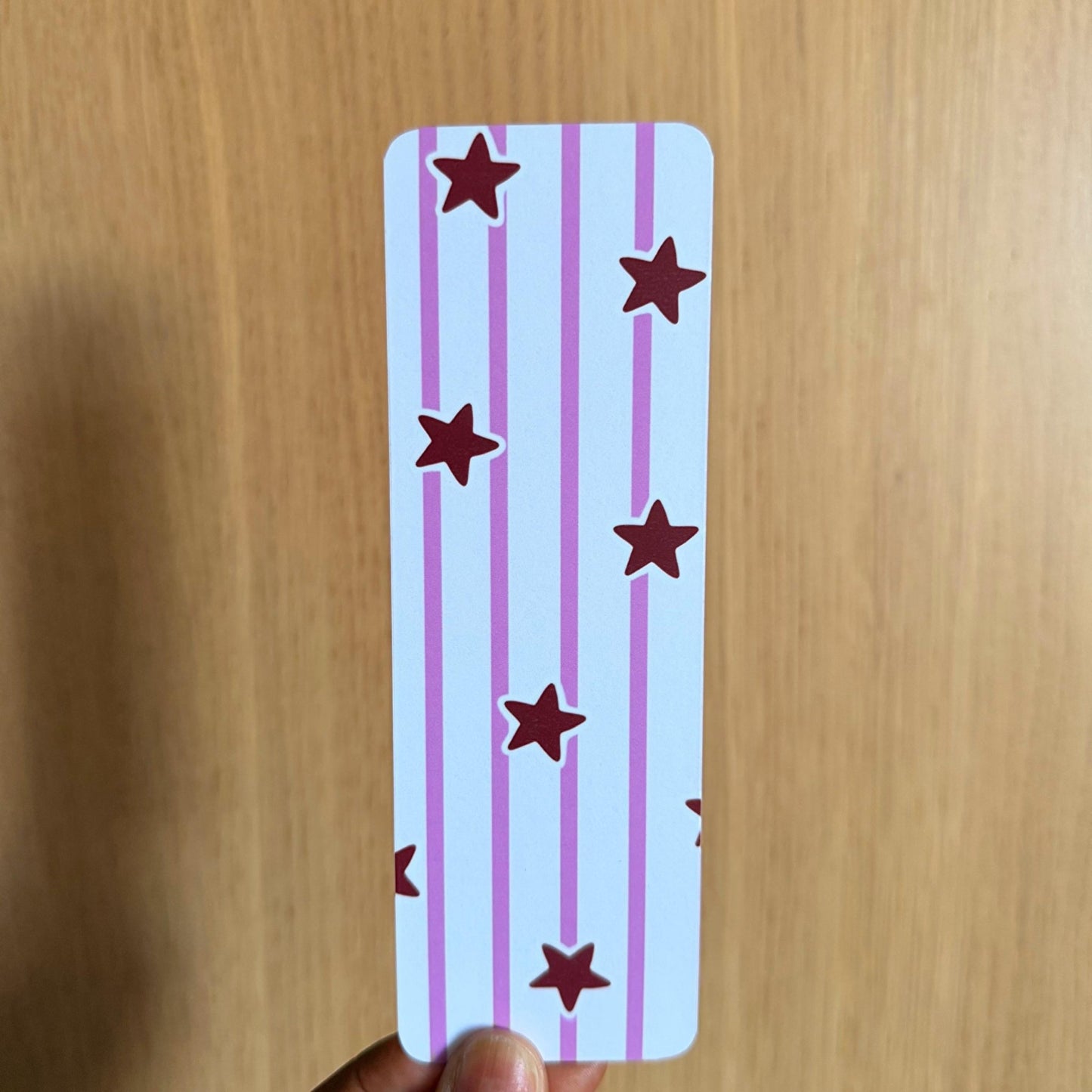 Star Stripe Pattern Bookmark - Coquette Cloud Co