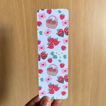 Strawberry Cottage core Bookmark - Coquette Cloud Co