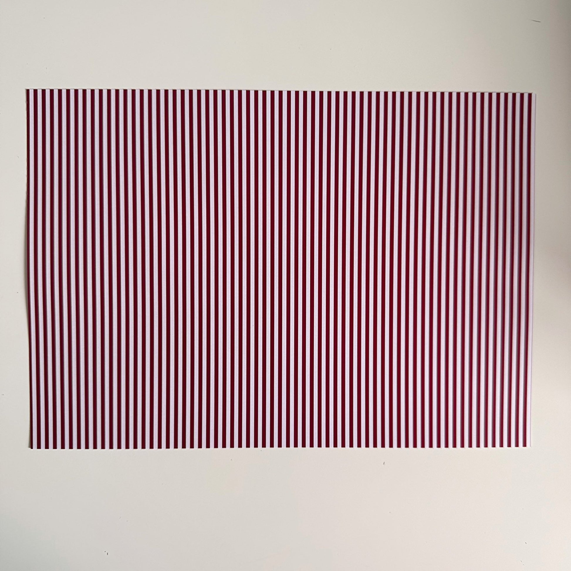 Striped Scrapbook Paper Pack A4 - Coquette Cloud Co