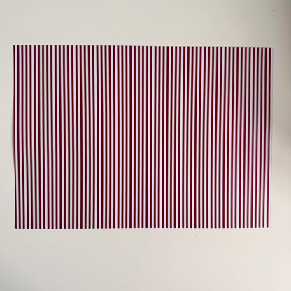 Striped Scrapbook Paper Pack A4 - Coquette Cloud Co
