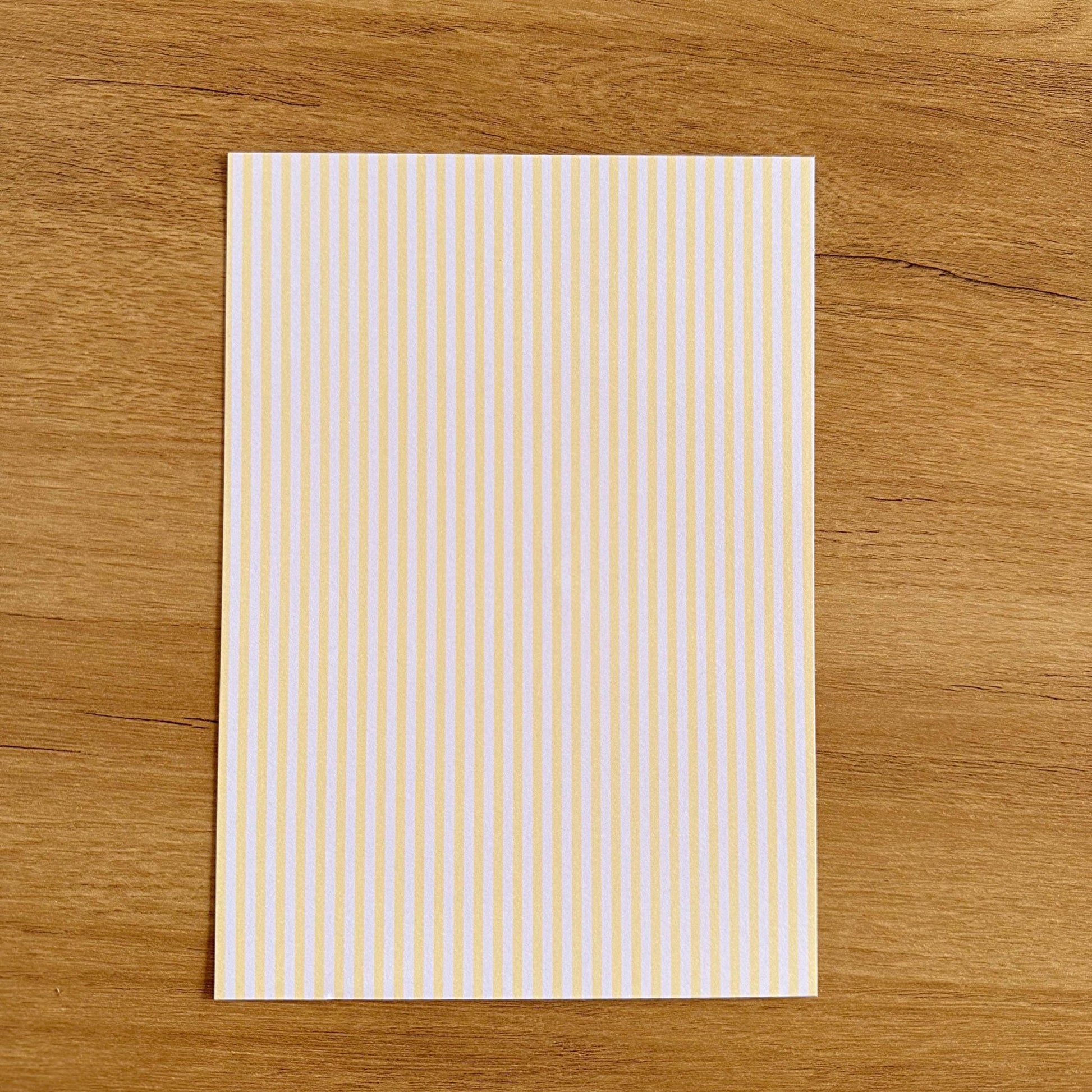 Striped Scrapbook Paper Pack A5 - Coquette Cloud Co