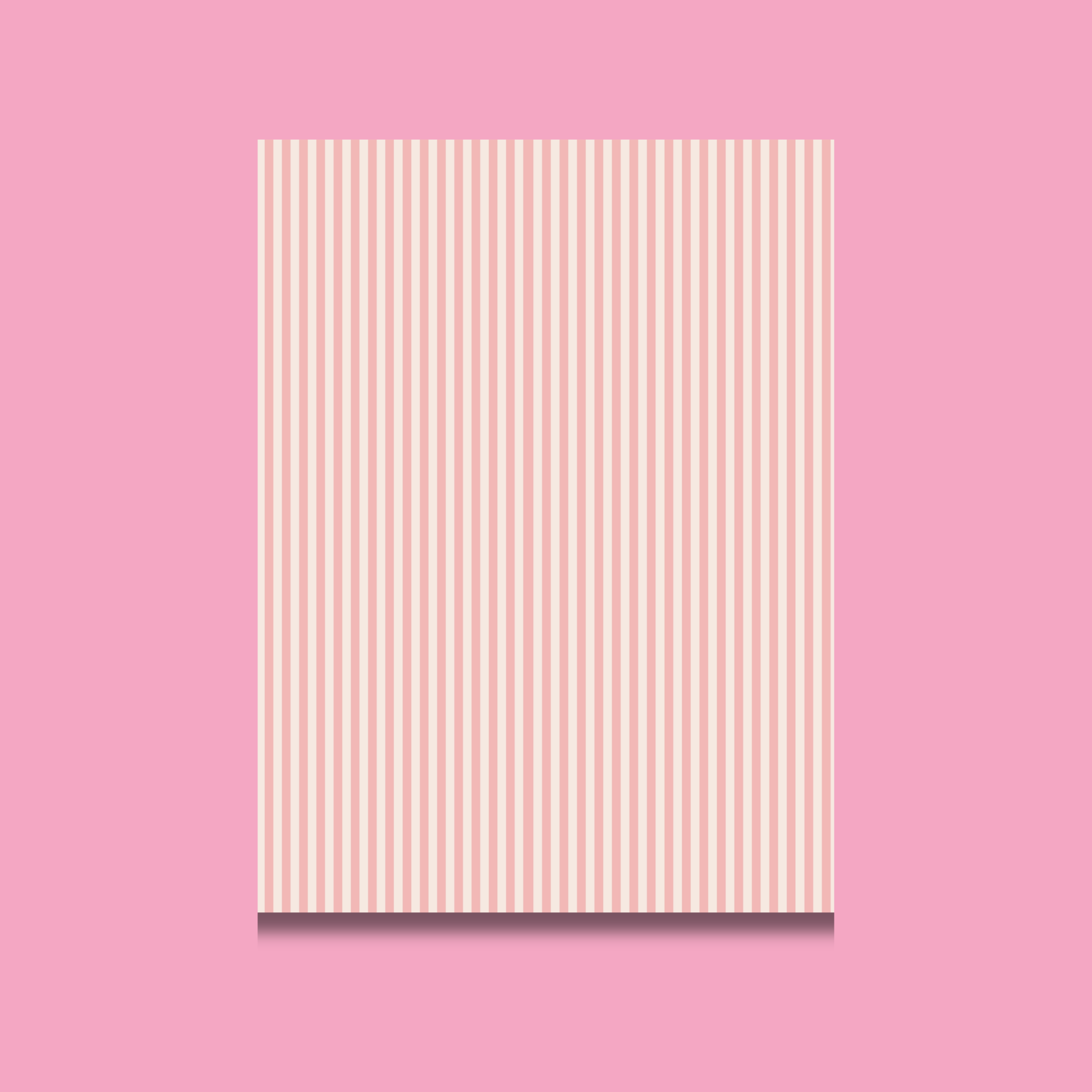Striped Scrapbook Paper Pack A5 - Coquette Cloud Co