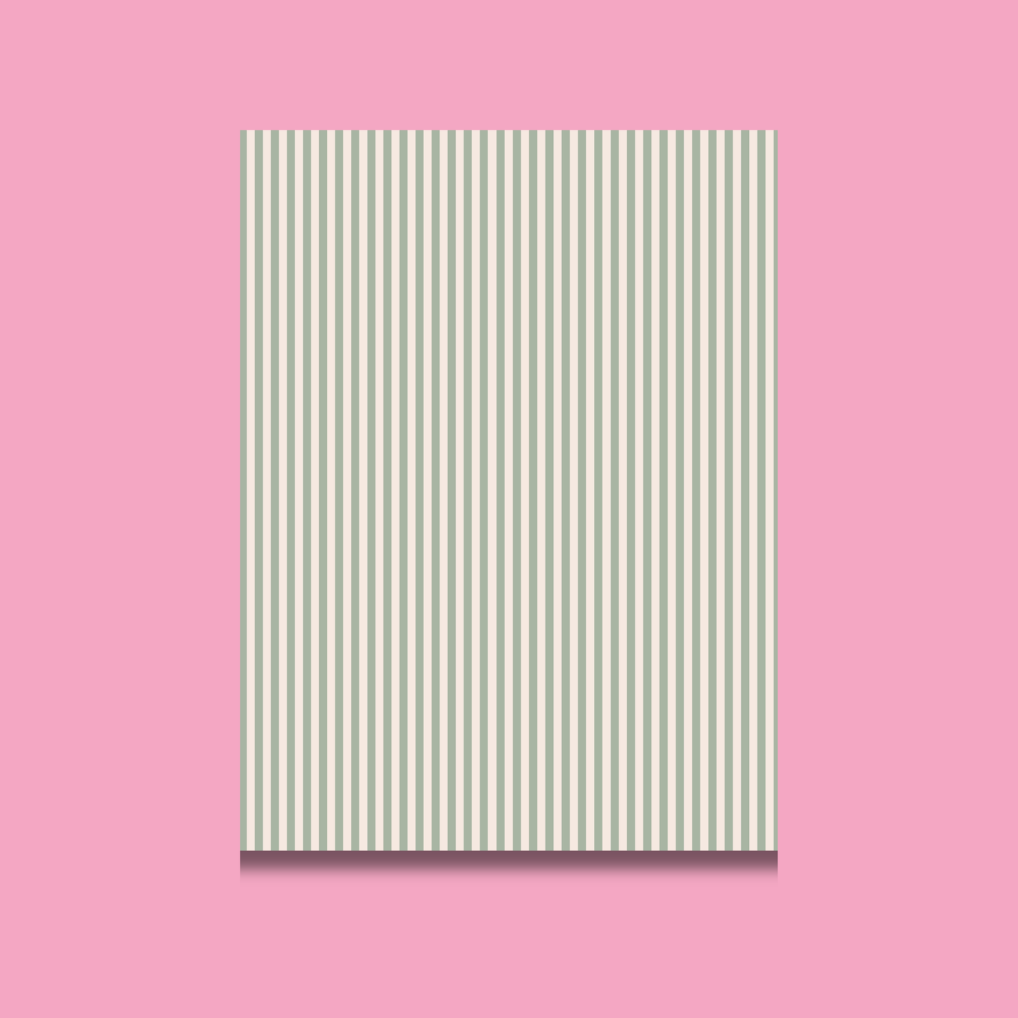 Striped Scrapbook Paper Pack A5 - Coquette Cloud Co