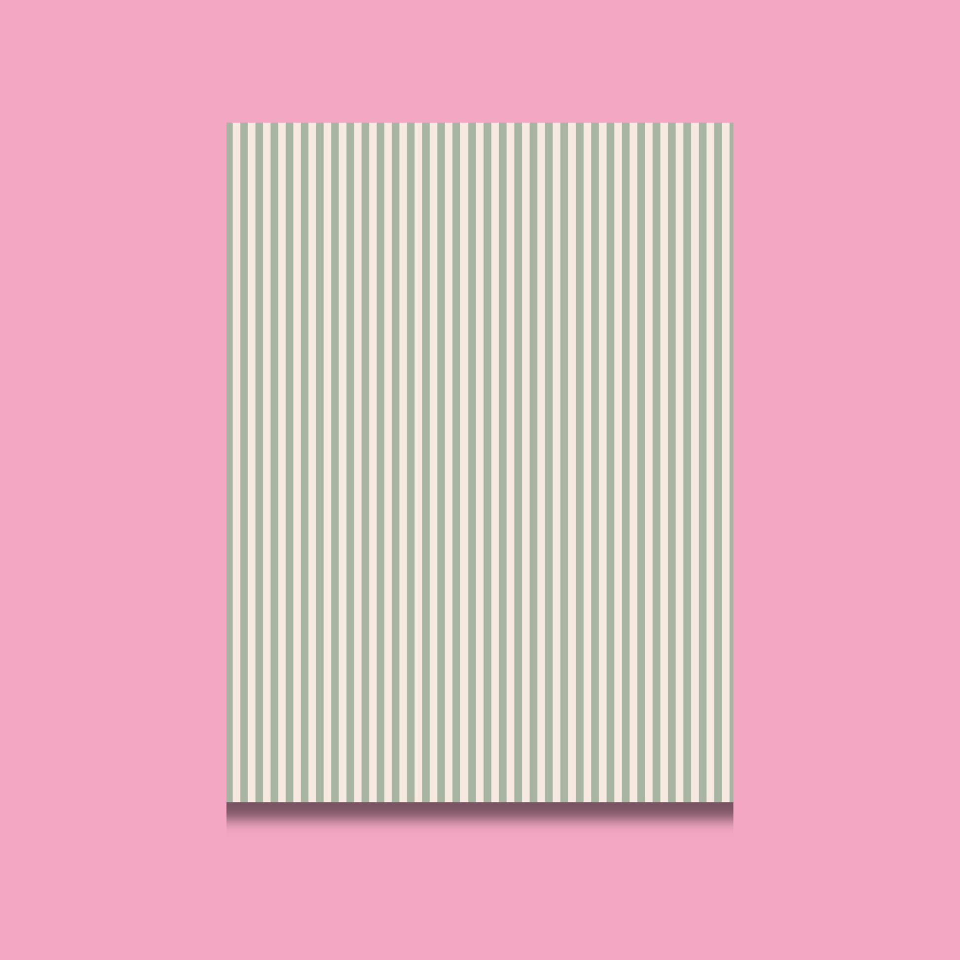Striped Scrapbook Paper Pack A5 - Coquette Cloud Co