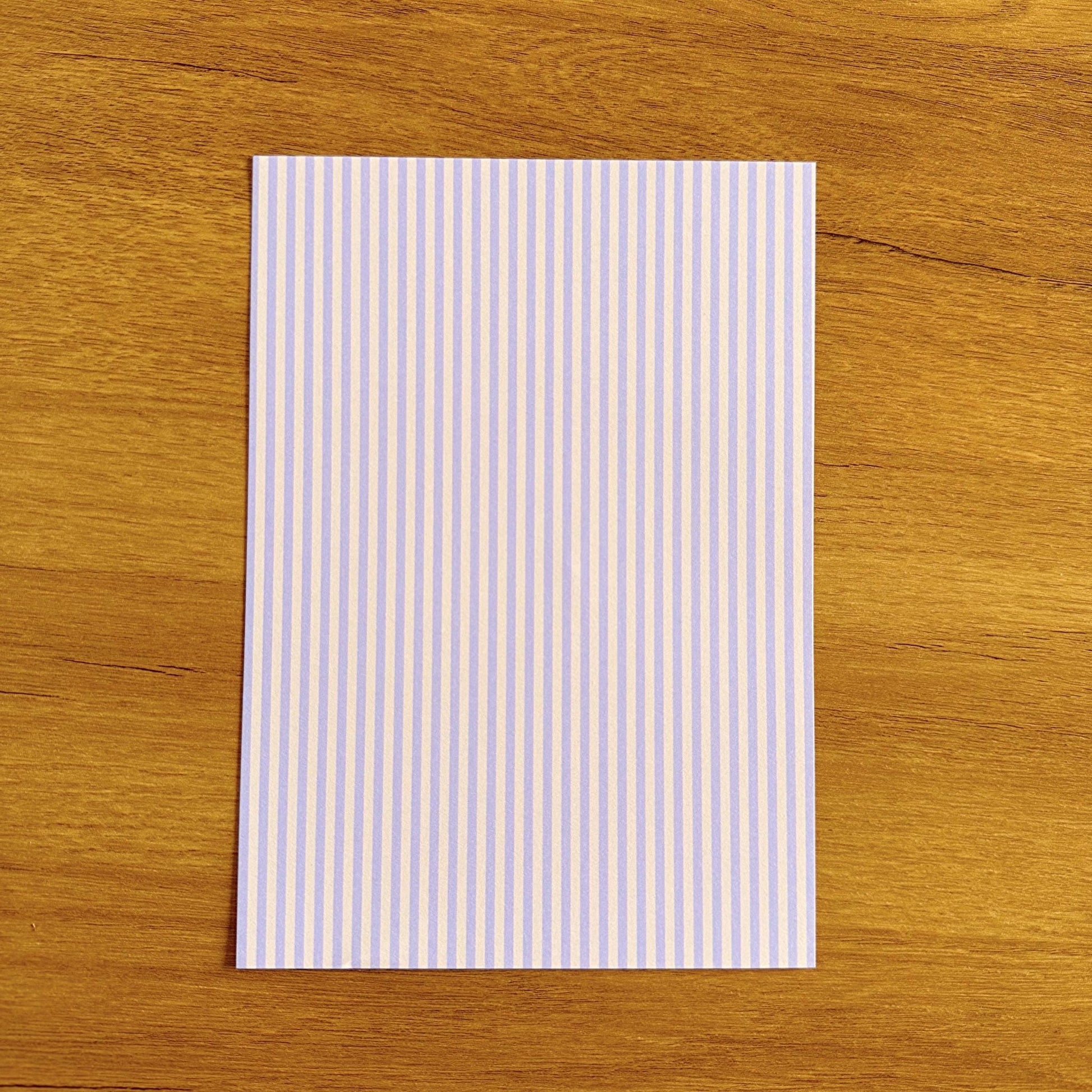 Striped Scrapbook Paper Pack A5 - Coquette Cloud Co