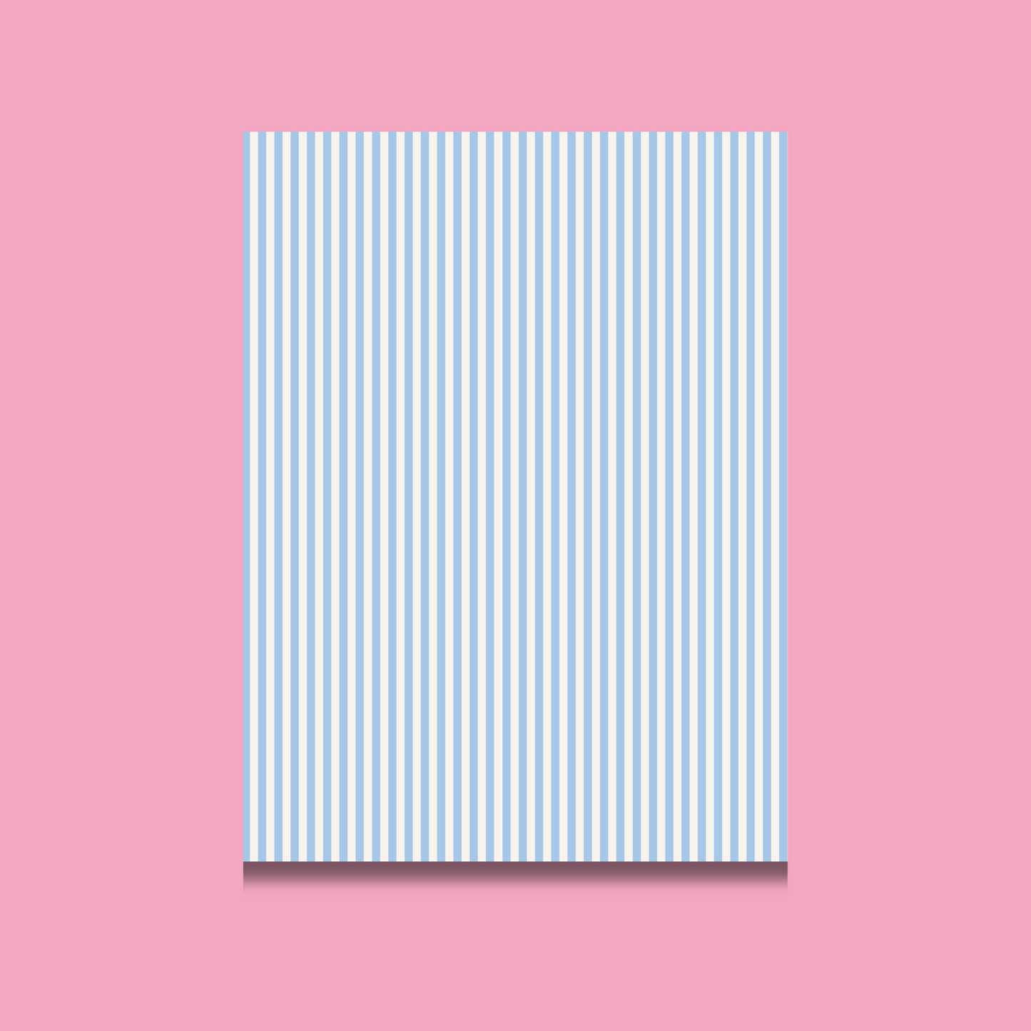 Striped Scrapbook Paper Pack A5 - Coquette Cloud Co