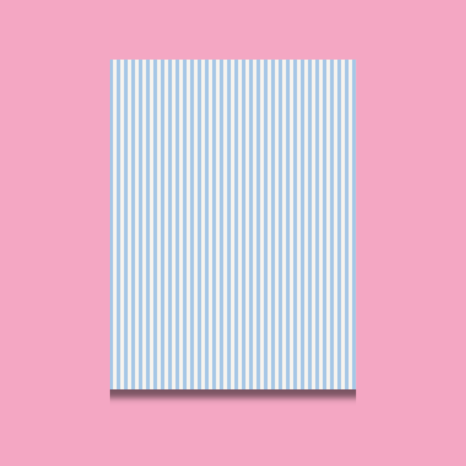 Striped Scrapbook Paper Pack A5 - Coquette Cloud Co