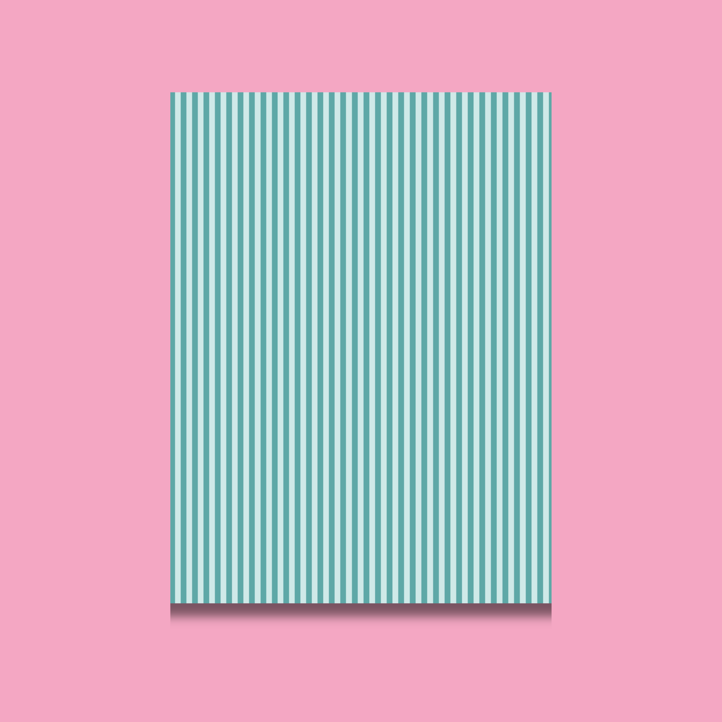Striped Scrapbook Paper Pack A5 - Coquette Cloud Co