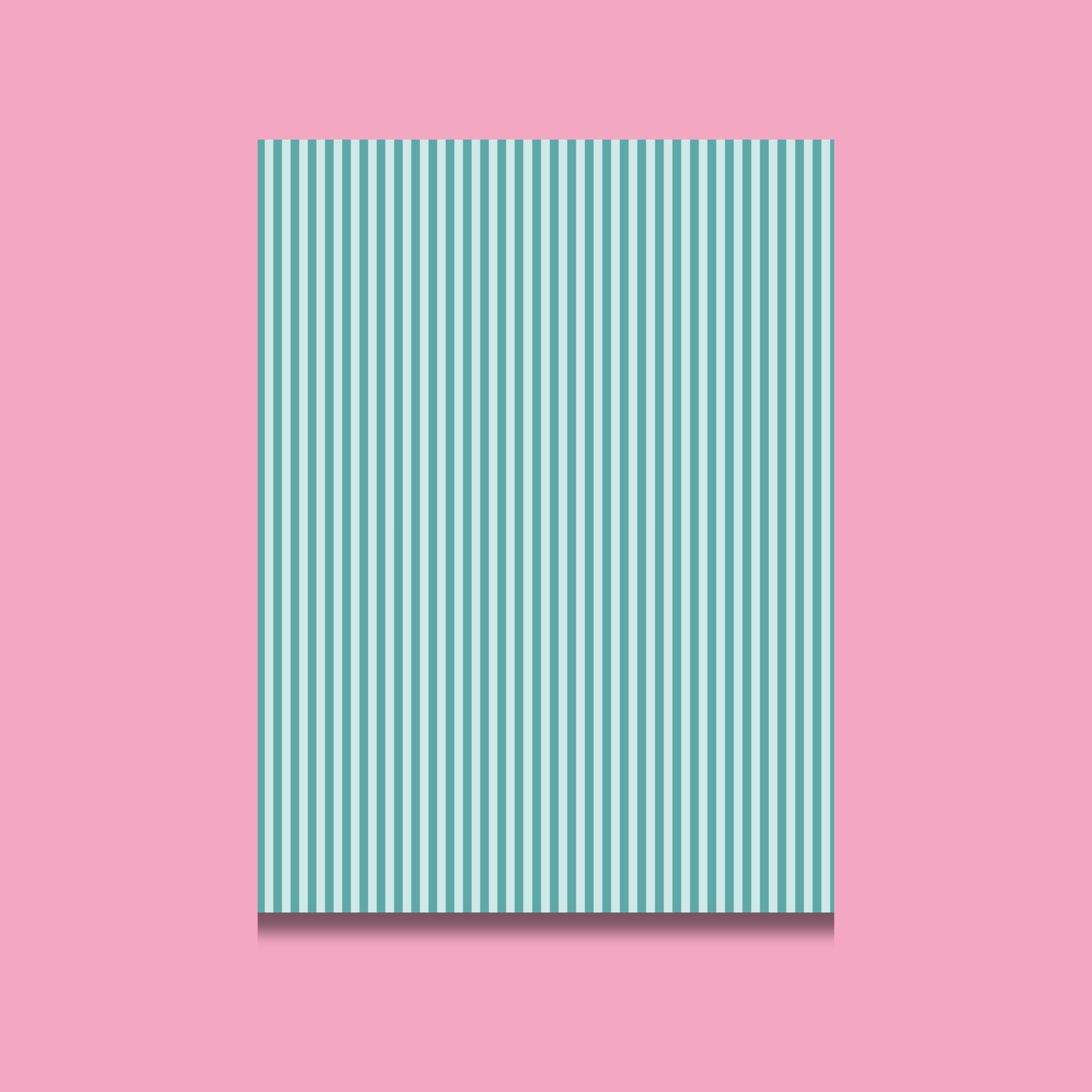 Striped Scrapbook Paper Pack A5 - Coquette Cloud Co