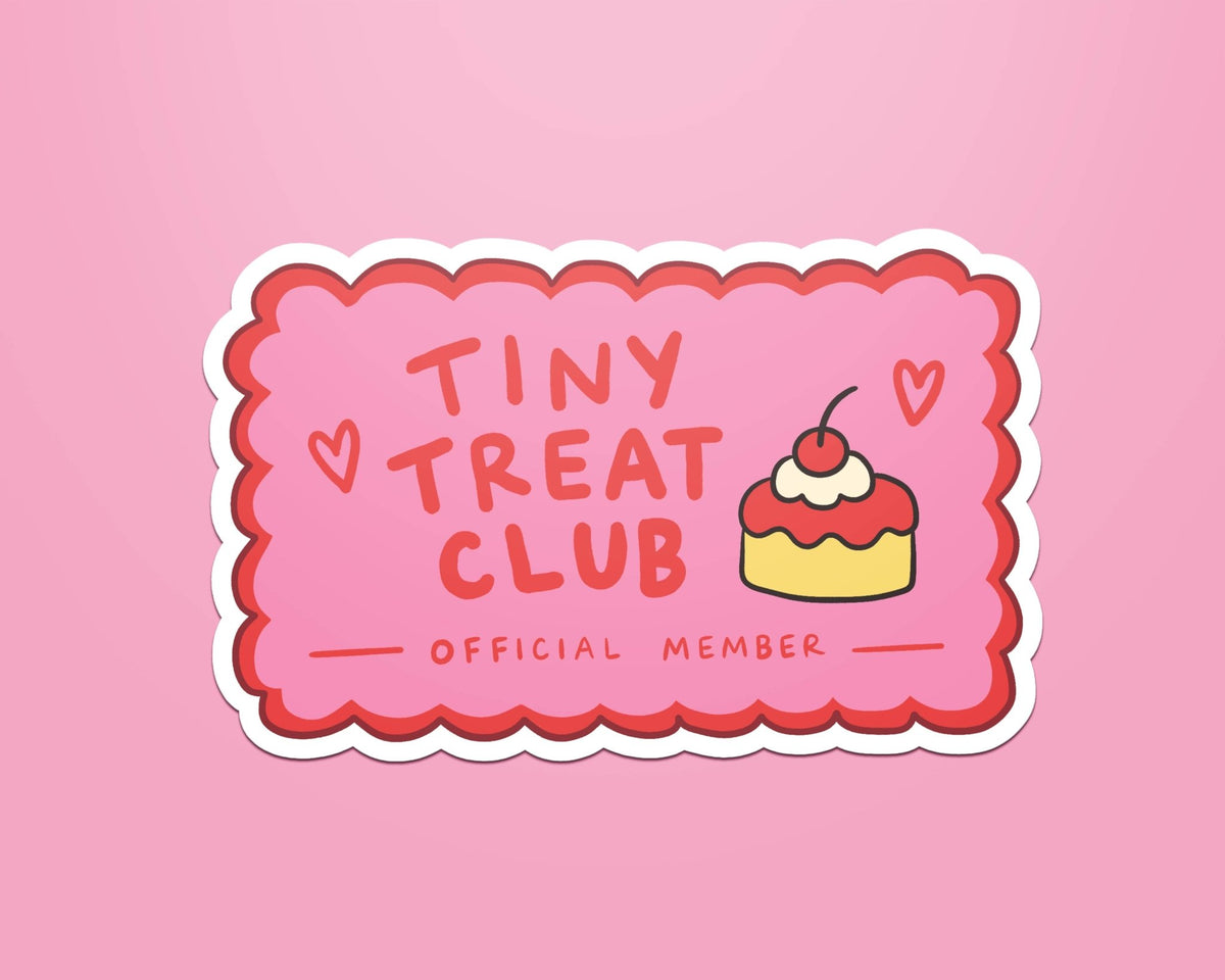 Tiny Treat Club Sticker - Coquette Cloud Co