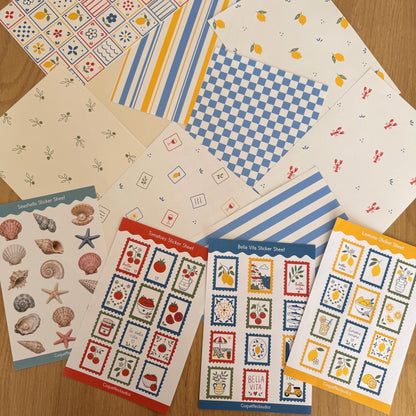 Tomato Sticker Sheet - Coquette Cloud Co