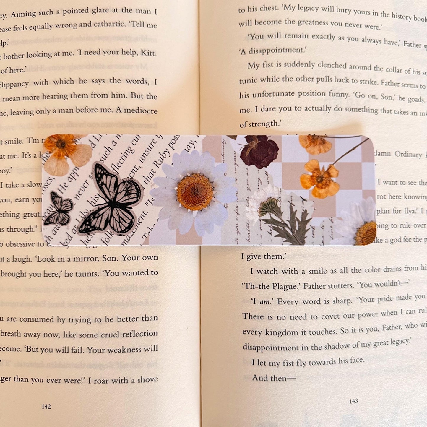 Vintage Floral Bookmark - Coquette Cloud Co