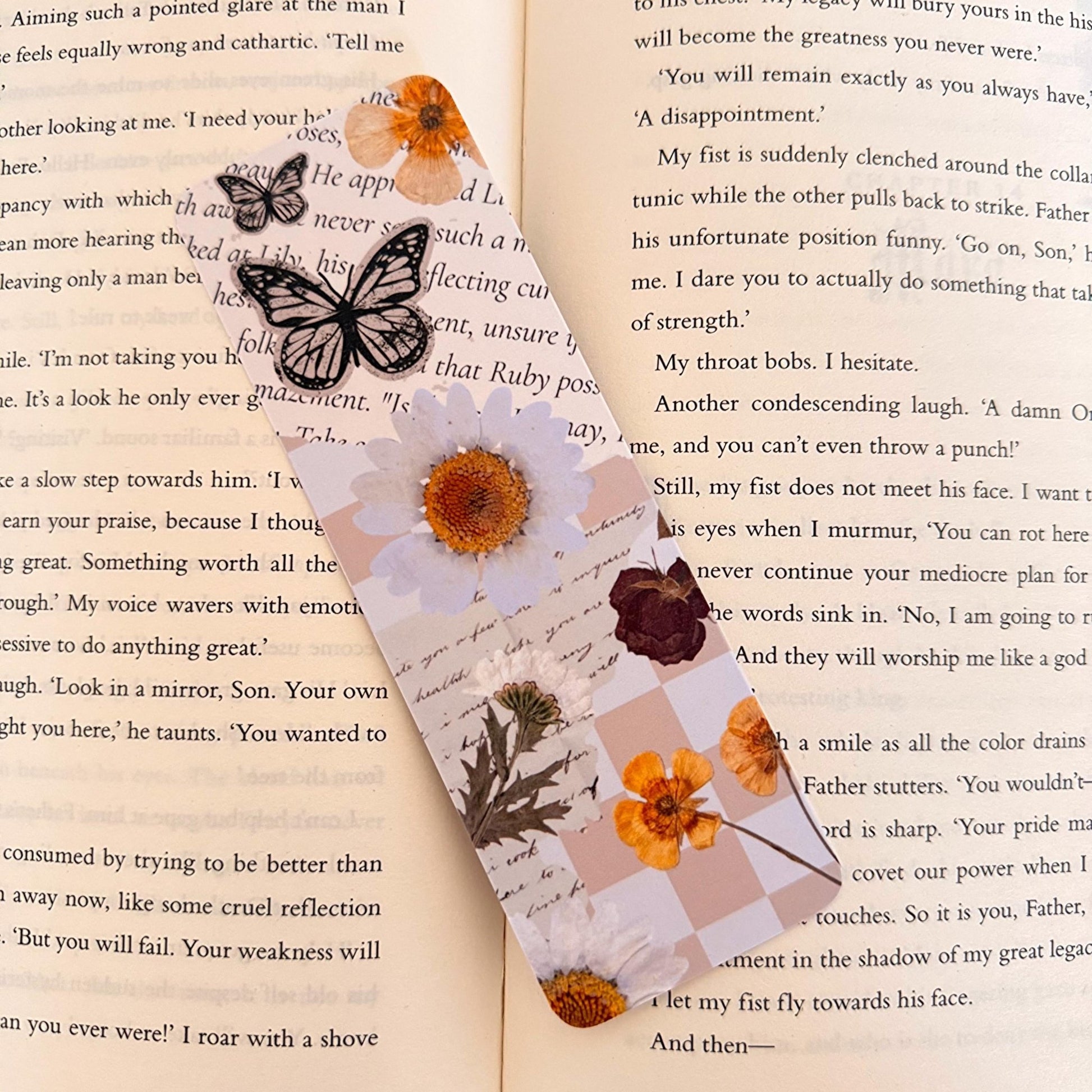Vintage Floral Bookmark - Coquette Cloud Co