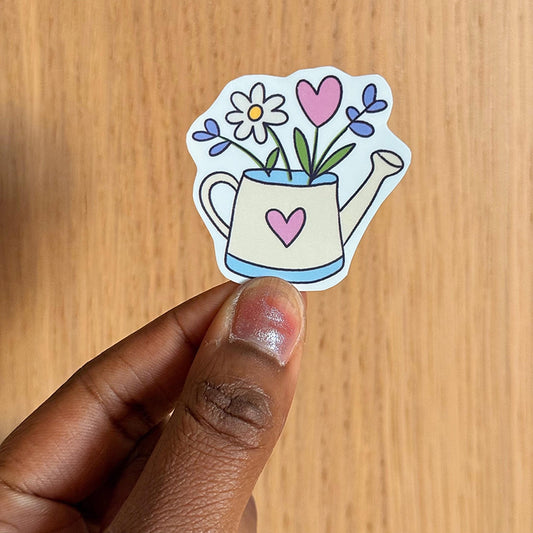 Watering Can Sticker - Coquette Cloud Co