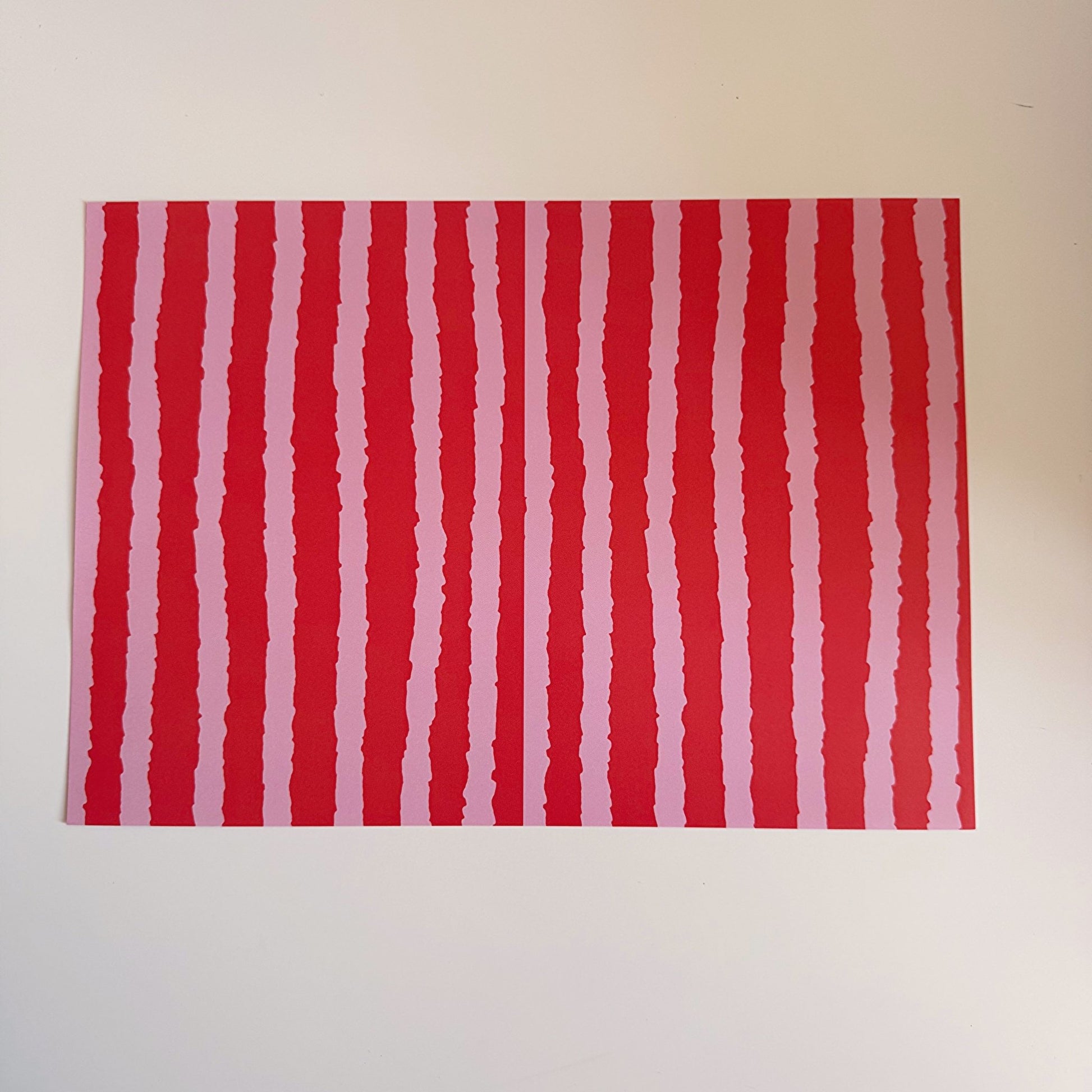 Wavy Stripe Scrapbook Paper Pack A4 - Coquette Cloud Co