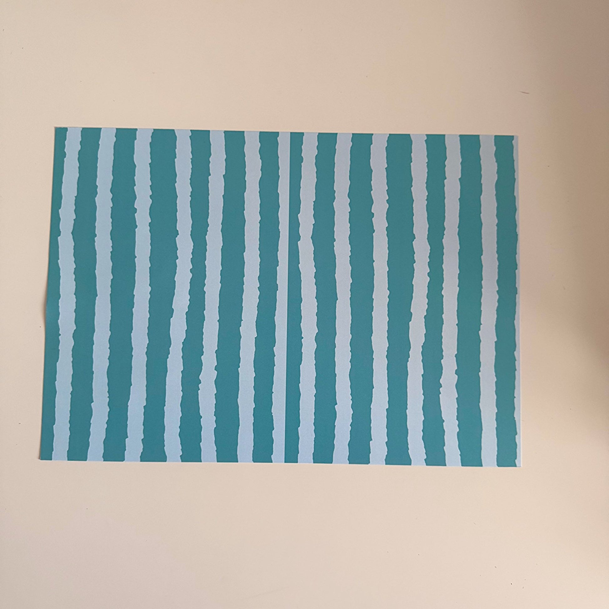 Wavy Stripe Scrapbook Paper Pack A4 - Coquette Cloud Co