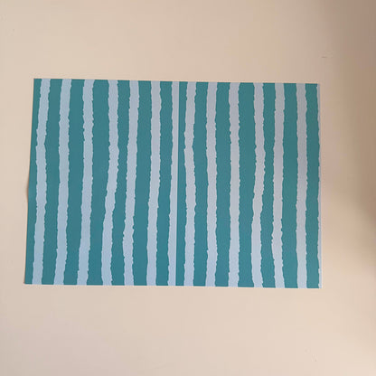 Wavy Stripe Scrapbook Paper Pack A4 - Coquette Cloud Co
