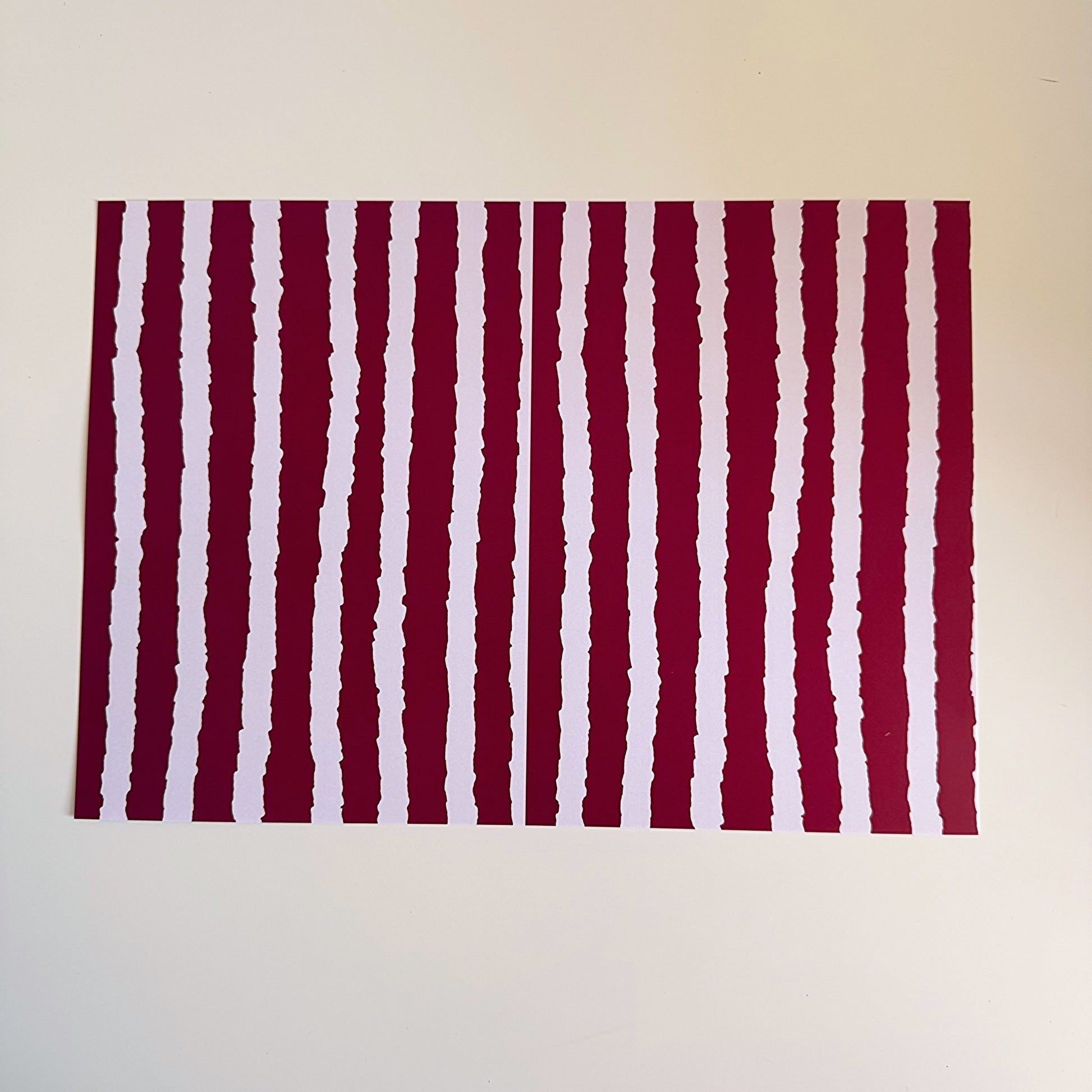 Wavy Stripe Scrapbook Paper Pack A4 - Coquette Cloud Co