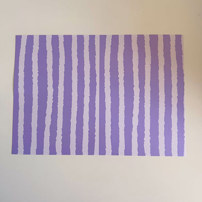 Wavy Stripe Scrapbook Paper Pack A4 - Coquette Cloud Co