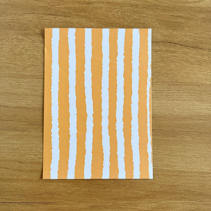 Wavy Stripe Scrapbook Paper Pack A5 - Coquette Cloud Co