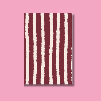 Wavy Stripe Scrapbook Paper Pack A5 - Coquette Cloud Co