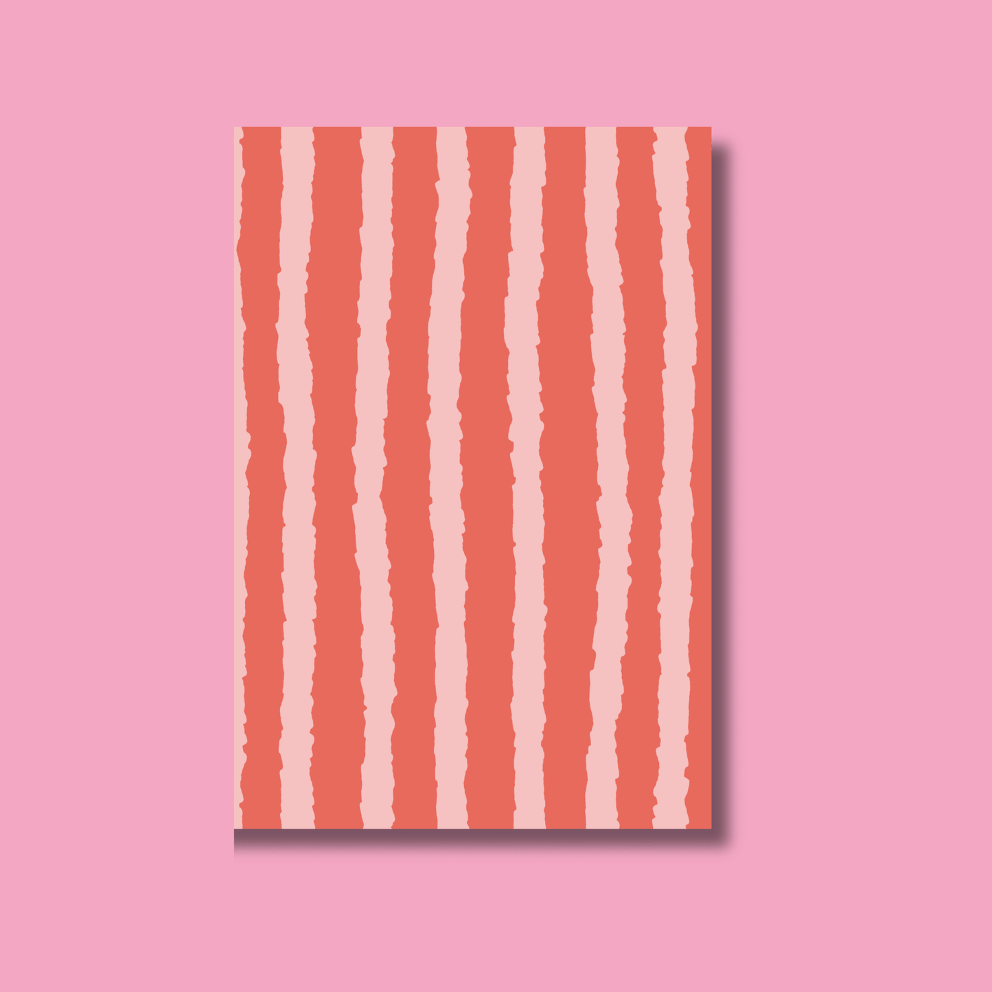 Wavy Stripe Scrapbook Paper Pack A5 - Coquette Cloud Co
