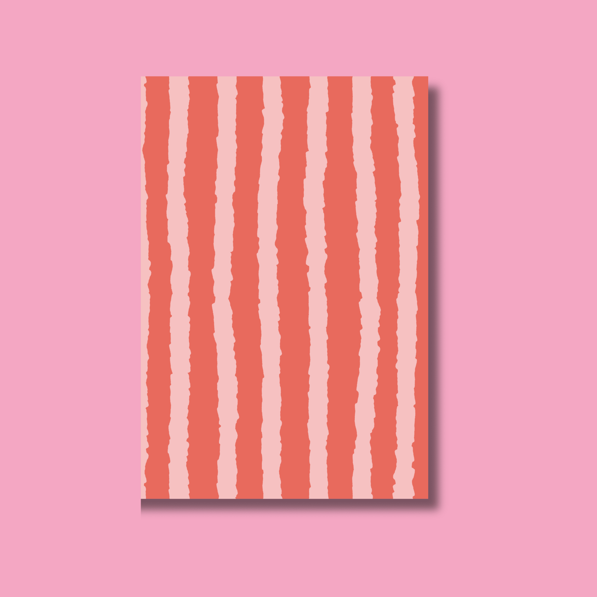 Wavy Stripe Scrapbook Paper Pack A5 - Coquette Cloud Co