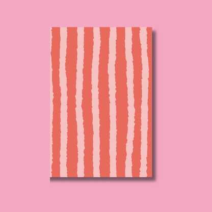 Wavy Stripe Scrapbook Paper Pack A5 - Coquette Cloud Co