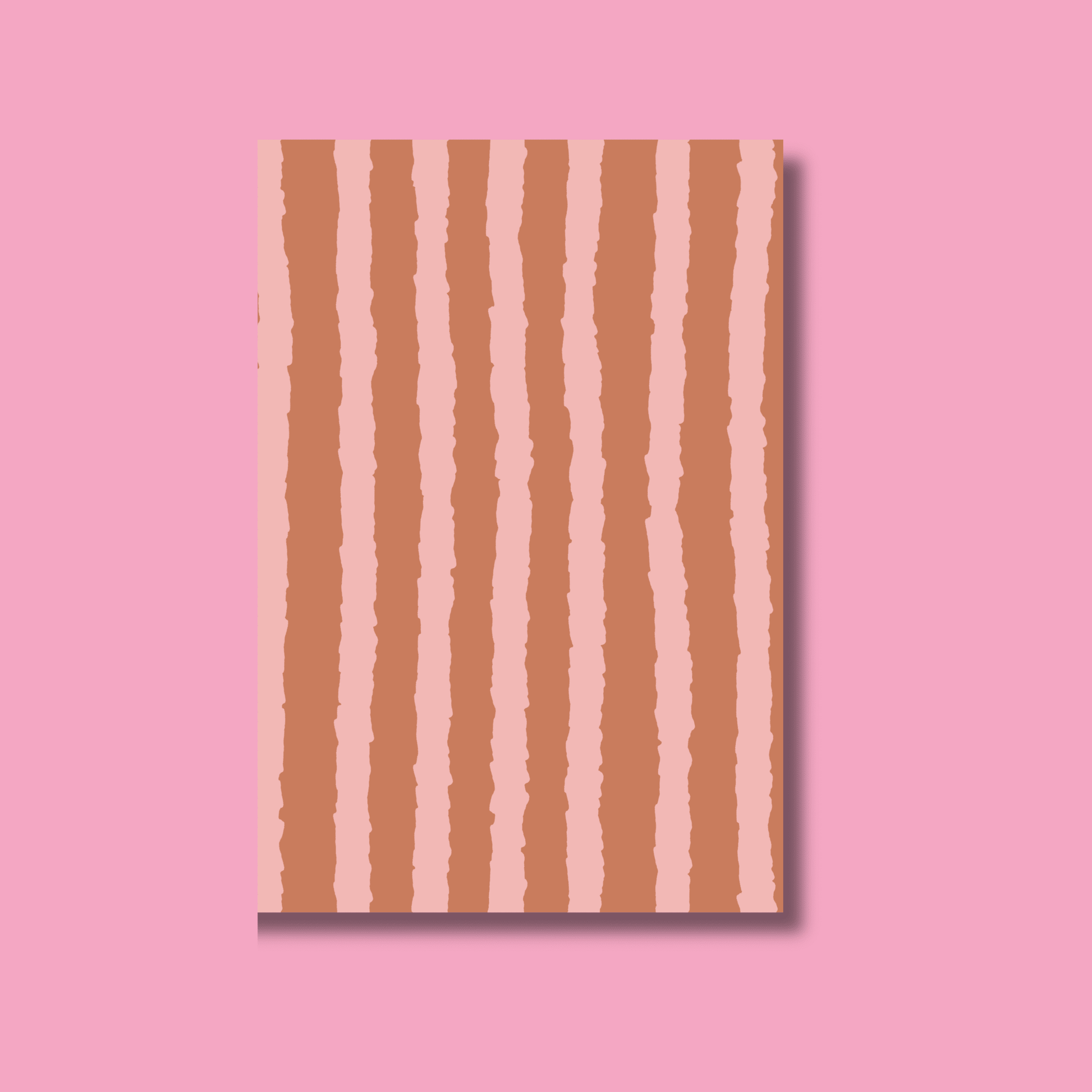 Wavy Stripe Scrapbook Paper Pack A5 - Coquette Cloud Co