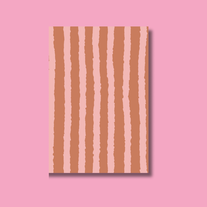 Wavy Stripe Scrapbook Paper Pack A5 - Coquette Cloud Co