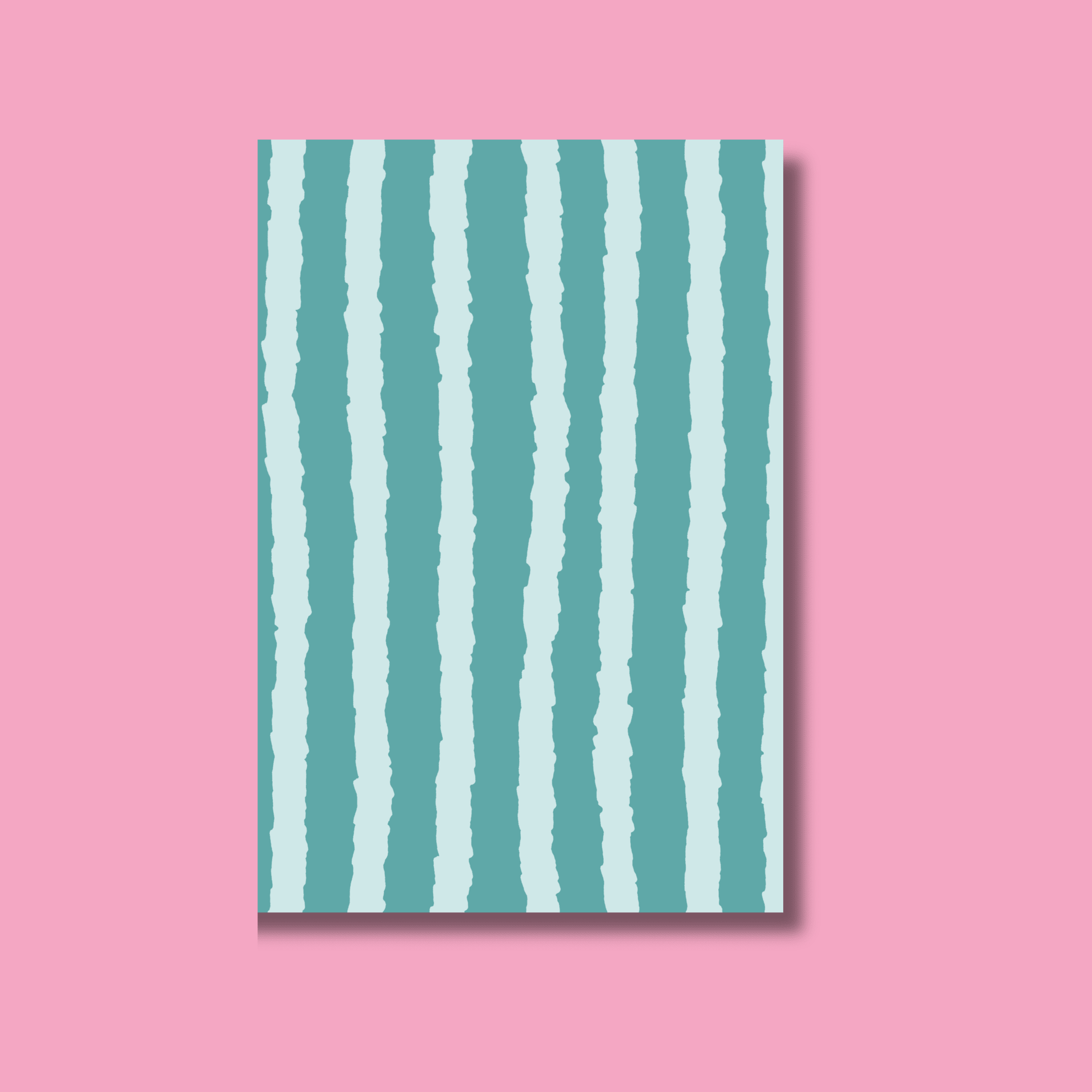 Wavy Stripe Scrapbook Paper Pack A5 - Coquette Cloud Co