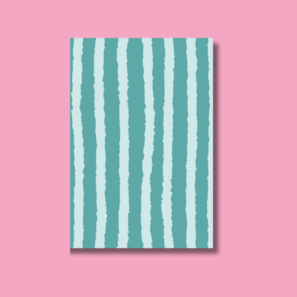 Wavy Stripe Scrapbook Paper Pack A5 - Coquette Cloud Co