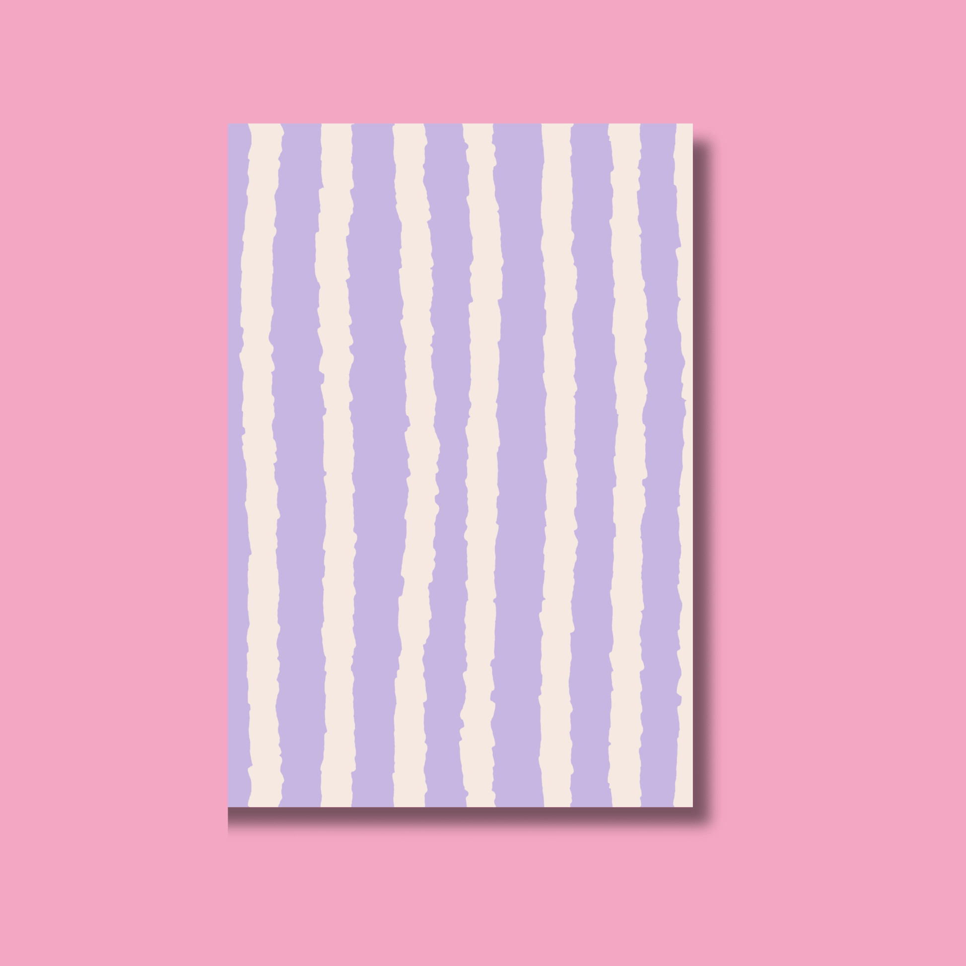 Wavy Stripe Scrapbook Paper Pack A5 - Coquette Cloud Co