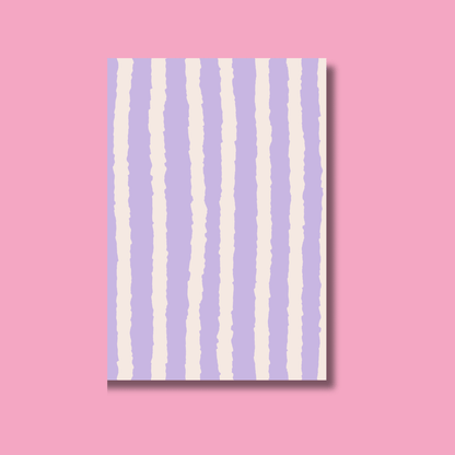 Wavy Stripe Scrapbook Paper Pack A5 - Coquette Cloud Co