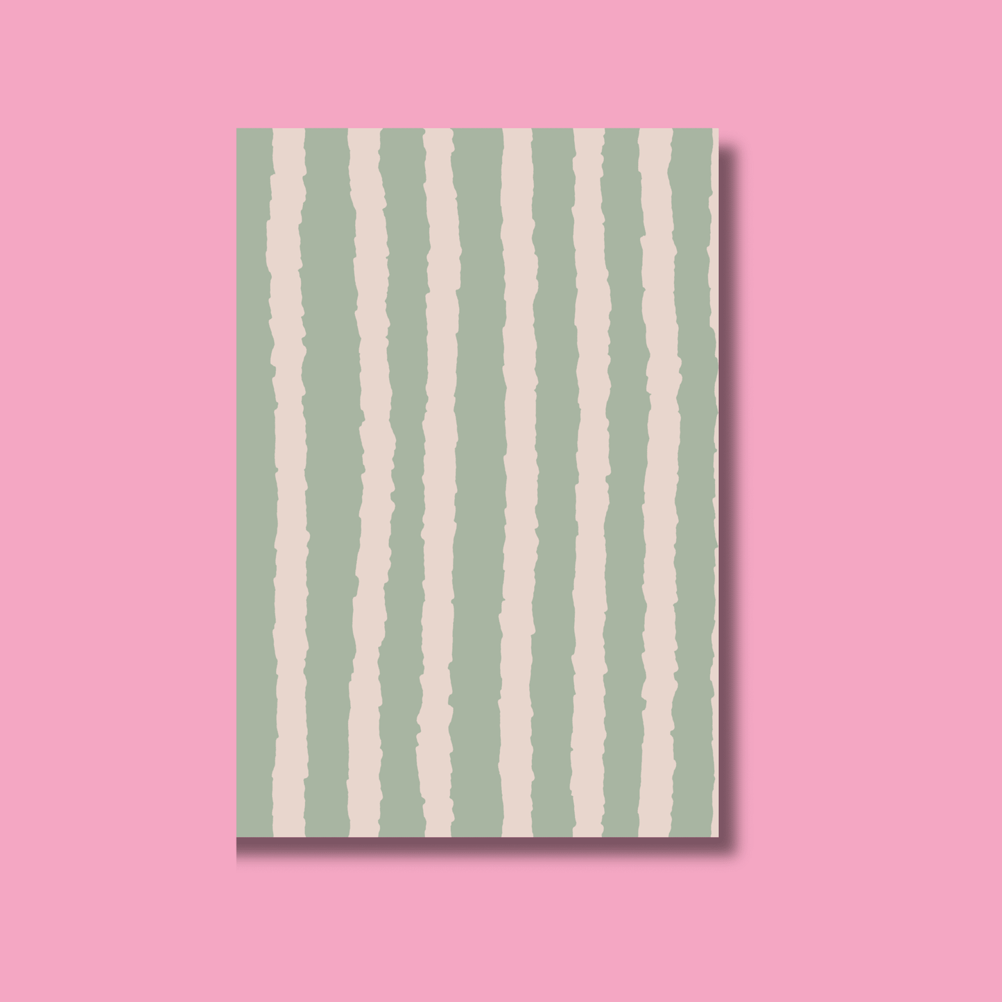 Wavy Stripe Scrapbook Paper Pack A5 - Coquette Cloud Co